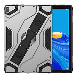 Wewoo Housse Coque Pour Lenovo Tab P10 10.1 pouces TPU + PC de protection antichoc avec support Argent