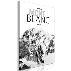 Artgeist Tableau - Mont Blanc (1 Part) Vertical [40x60]