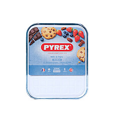 Avis Pyrex PLAQUE DE CUISSON VERRE 32X26X2CM BAKE & ENJOY