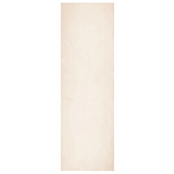 vidaXL Tapis HUARTE à poils courts doux et lavable beige 80x250 cm