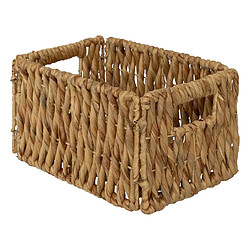 Atmosphera, Createur D'Interieur Panier de rangement en jacinthe - 29x16x20 - Marron