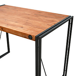 Avis Meubletmoi Table haute de bar 93cm - WORKSHOP