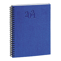 Agenda Exacompta Carte Bleue Visuel W - 15 x 21 cm - Année 2022