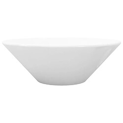 Acheter vidaXL Lavabo de salle de bain en porcelaine Blanc