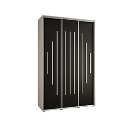 Abiks Meble Armoire Davos 12 À Portes Coulissantes 235,2/160/45 3 Portes