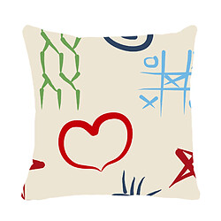 Alter Coussin avec impression numérique, 100% Made in Italy, Coussin de canapé décoratif, amovible et lavable, modèle Raelene, 40x40x5 cm