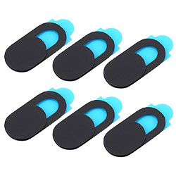 Wewoo 6 PCS Universal Design ultra-mince WebCam Cover Camera pour ordinateur de bureauordinateur portabletablettetéléphones noir