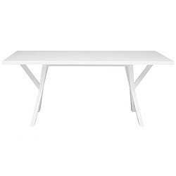 Acheter Beliani Table blanche 180 x 100 cm LISALA