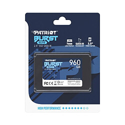 Avis Disque dur Patriot Memory Burst Elite 960 GB SSD