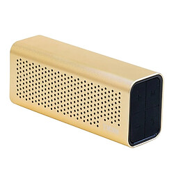 Wewoo Enceinte Bluetooth d'intérieur or pour Téléphone Mobile / Tablette, Support TF Carte Portable NFC Rechargeable Haut-Parleur,