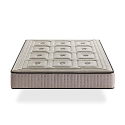 Dormalit Matelas naturel ressorts ensaches 140X190 ORGANIC NATURA, Épaisseur 26 CM, 100% Coton et lin