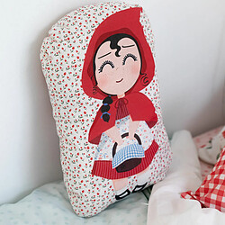 Happy Friday Coussin HappyFriday Mr Fox Multicouleur Chaperon Rouge 40 x 30 cm