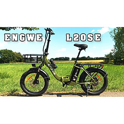 Vélo Électrique ENGWE L20 : Puissance 250W, Batterie 624Wh | Autonomie 60KM pas cher