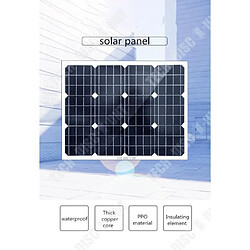 Tech Discount TD® panneau solaire longue autonomie écologique économie d'énergie anti pollution high tech solide étanche waterproof