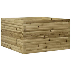 vidaXL Jardinière 80x80x45,5 cm bois de pin imprégné