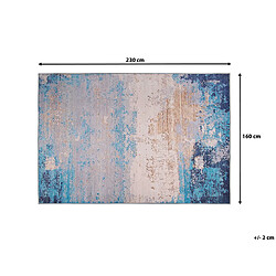 Beliani Tapis bleu 160 x 230 cm INEGOL