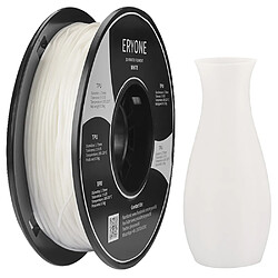 None Filament ERYONE TPU pour imprimante 3D 0,5 kg (1,1 lb)/bobine - Blanc