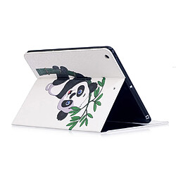 Acheter Etui en PU impression motif folio pliable panda grimpant sur le bambou pour votre Apple iPad 9.7 (2017)