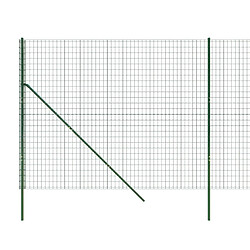 Avis vidaXL Clôture en treillis métallique vert 1,6x10 m acier galvanisé