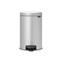 Brabantia NEWICON - Poubelle à pédale - 12L - Gris métallique - 113680