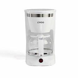 Livoo Cafetière électrique blanche 10-12 tasses