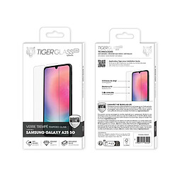 Tiger Protection d'Écran pour Galaxy A25 5G en Verre Trempé Anti-traces de Doigts Transparent