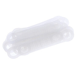 150pcs Cintre en Silicone Transparent Anti-dérapant Poignées Bandes de Cintre de Vêtements pas cher