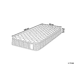 Avis Beliani Matelas à ressorts ensachés ferme 90 x 200 cm SPLENDOUR