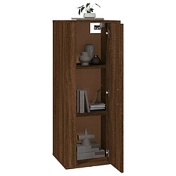 Avis Maison Chic Meuble TV scandinave mural Banc TV suspendu pour salon - Chêne marron 40x34,5x100 cm -MN43648