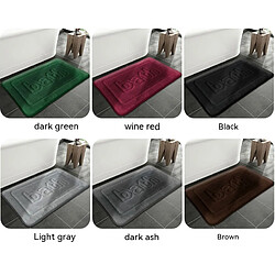 Acheter LUUCOZK Tapis de bain antidérapants absorbants à séchage rapide pour salle de bain - Noir-50x80cm