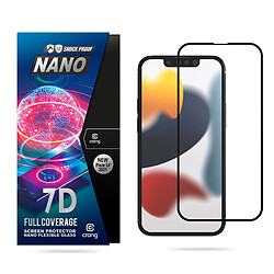 Crong 7D Nano Flexible Glass - Protecteur d'écran hybride à couverture totale 9H iPhone 5.4 iPhone 13 mini