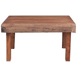 Maison Chic Table basse pour salon | Table à café 60 x 45 x 23 cm Bois de récupération solide -GKD98999