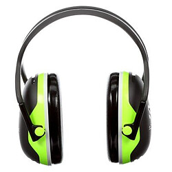 Casque antibruit Peltor X4A 3M - serre-tête - 33dB - vert - X4A