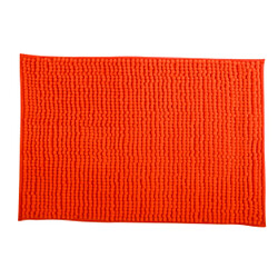 MSV Tapis de bain Microfibre CHENILLE 40x60cm Orange