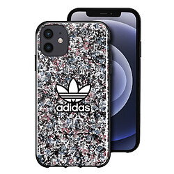 Adidas Coque Silicone pour iPhone 12 Motif Floral Bords Surélevés Multicolore