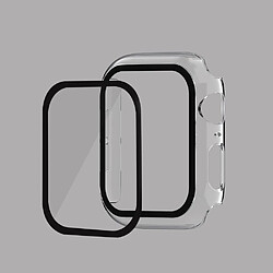 Coque en TPU cadre de placage transparent pour votre Apple Watch Series 3/2/1 42mm