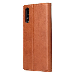 Avis Wewoo Housse Coque Étui en cuir à rabat horizontal PU + TPU avec le supportles emplacements pour cartes et le portefeuille Galaxy A50 Marron