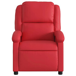 Acheter Maison Chic Fauteuil de massage inclinable,Fauteuil luxe de relaxation rouge similicuir -MN90570