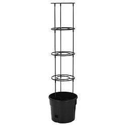 Avis Maison Chic Jardinière,Bac à fleurs - pot de fleur à tomate Anthracite Ø29,5x115 cm Polypropylène -GKD89254