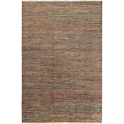 Vidal Tapis de laine 303x200 brun Agra