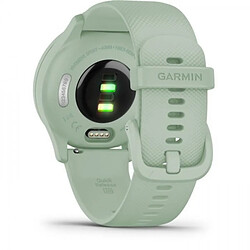 Avis Montre GARMIN Vivomove Sport - de sport connectée a aiguilles et écran tactile - Vert d'eau silver