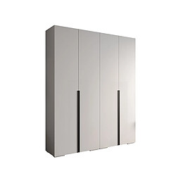 Abiks Meble Armoire Inova 1 À Portes Battantes 236,7/200/47 4 Portes (bianco/nero)