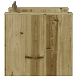 Acheter vidaXL Canapé de jardin 79x60x62 cm bois de pin imprégné