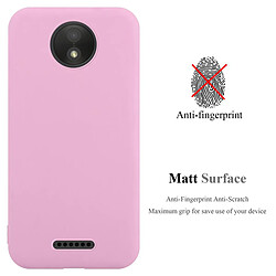 Cadorabo Coque Motorola MOTO C PLUS Etui en Rose