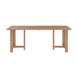 Avis Rendez Vous Deco Table rectangulaire Padar 8 personnes en bois de teck recyclé 200 cm