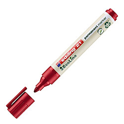 Marqueurs permanents rechargeables Ecoline Edding E21 - Rouge