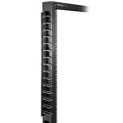 StarTech.com Panneau de gestion de câbles 0U de 91 cm pour rack - Guide-câbles avec anneaux pas cher