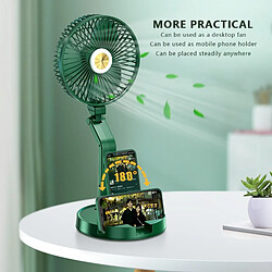 Avis Universal Ventilateur portable 7 pouces Ventilateur de bureau mural Lampe pliante Refroidisseur d'eau Ventilateur USB Charge Table télescopique Ventilateur USB Ventilateur de voyage