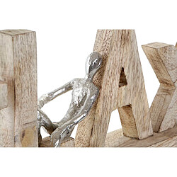 Avis Figurine Décorative DKD Home Decor Relax Argenté Aluminium (58 x 7 x 22 cm)