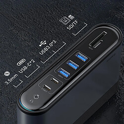 Avis Universal Hub USB C C à multi-HDMI compatible USB 3.0 Pro RJ45 OTG Hub USB |